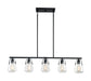 Five Light Island Pendant-Linear/Island-Nuvo Lighting-Lighting Design Store