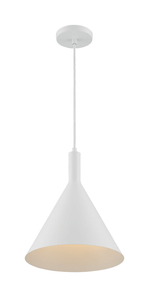 Nuvo Lighting - 60-7138 - One Light Pendant - Lightcap - Matte White