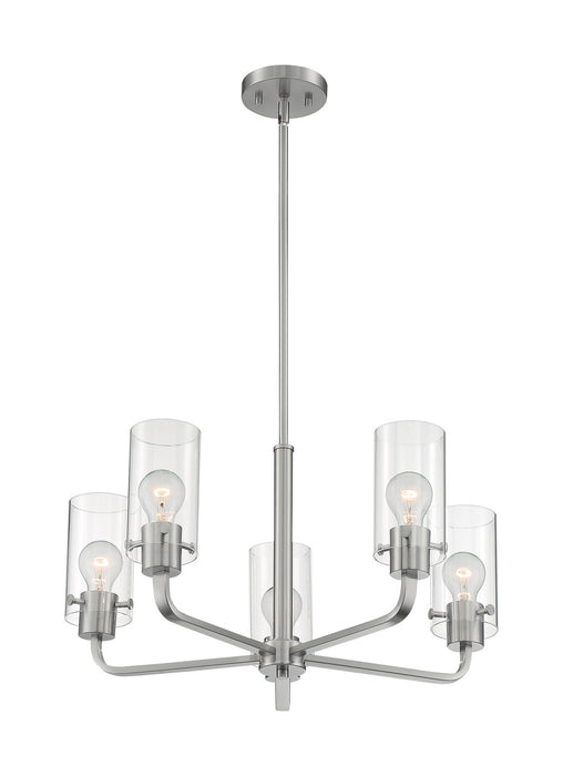 Five Light Chandelier-Mid. Chandeliers-Nuvo Lighting-Lighting Design Store