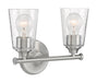 Nuvo Lighting - 60-7182 - Two Light Vanity - Bransel - Brushed Nickel