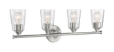 Four Light Vanity-Bathroom Fixtures-Nuvo Lighting-Lighting Design Store