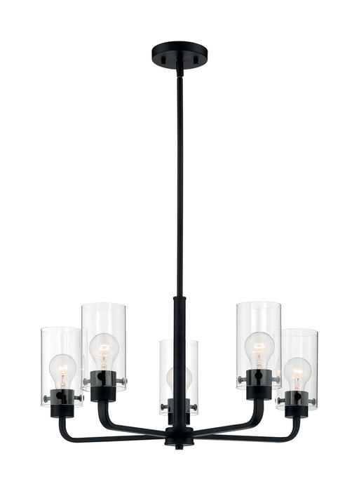 Five Light Chandelier-Mid. Chandeliers-Nuvo Lighting-Lighting Design Store