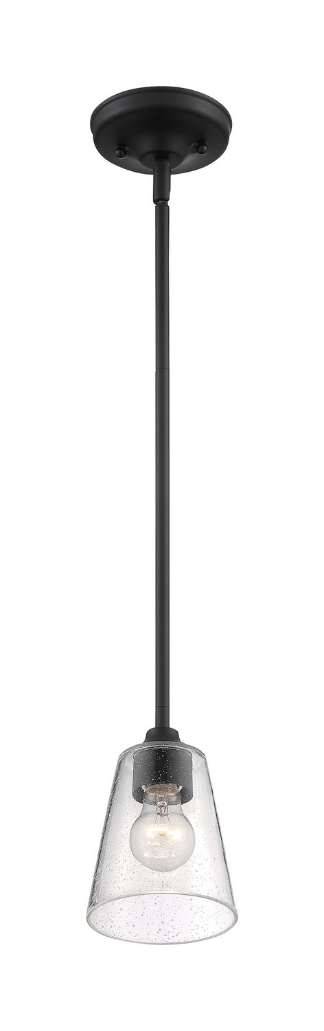 Nuvo Lighting - 60-7280 - One Light Mini Pendant - Bransel - Matte Black