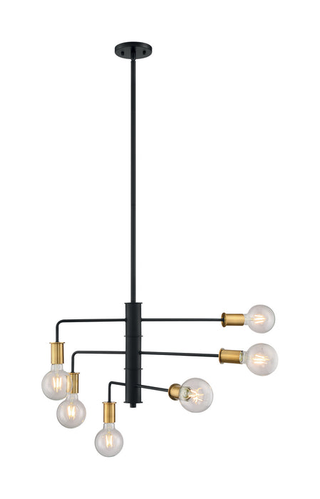 Six Light Chandelier-Mid. Chandeliers-Nuvo Lighting-Lighting Design Store