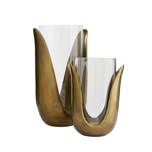 Arteriors - 4580 - Vases, Set of 2 - Antique Brass