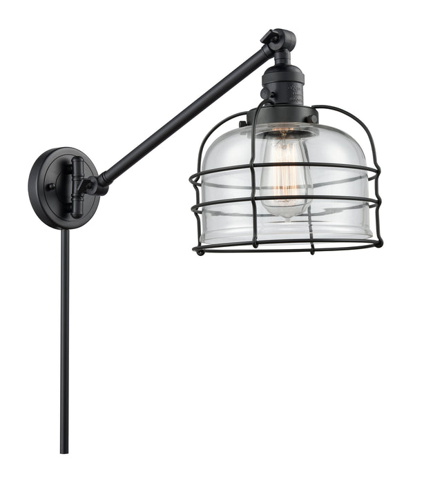 Innovations - 237-BK-G72-CE - One Light Swing Arm Lamp - Franklin Restoration - Matte Black