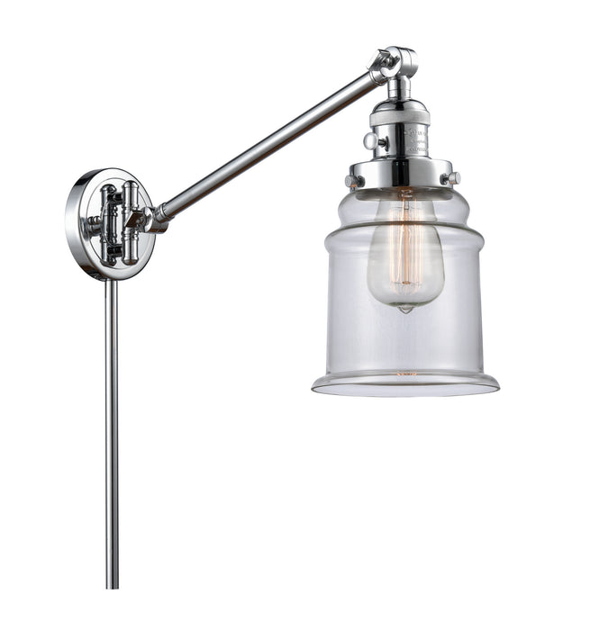 Innovations - 237-PC-G182 - One Light Swing Arm Lamp - Franklin Restoration - Polished Chrome