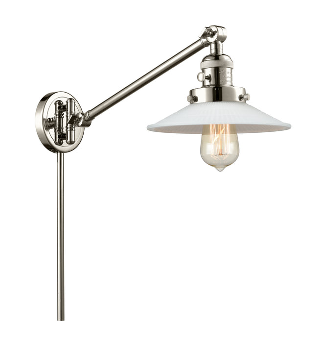 Innovations - 237-PN-G1 - One Light Swing Arm Lamp - Franklin Restoration - Polished Nickel