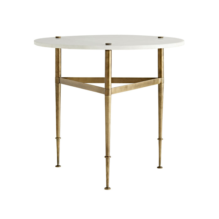 Arteriors - 4771 - End Table - Brittney - White Marble