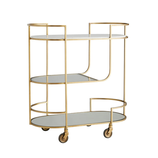 Arteriors - 6857 - Bar Cart - Antique Brass