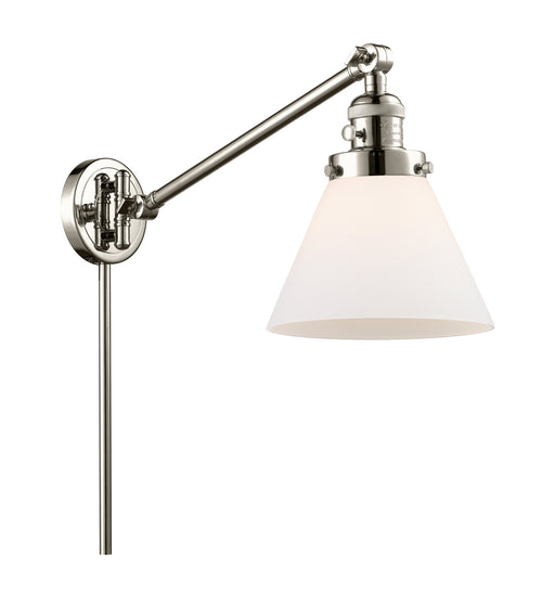 Innovations - 237-PN-G41 - One Light Swing Arm Lamp - Franklin Restoration - Polished Nickel