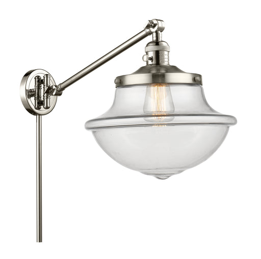 Franklin Restoration One Light Swing Arm Lamp Polished Nickel