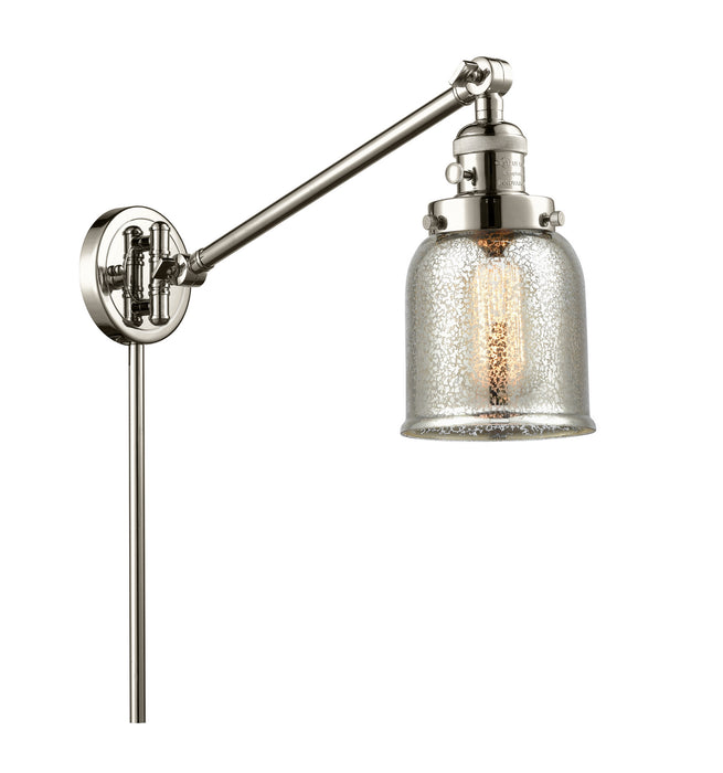 Innovations - 237-PN-G58 - One Light Swing Arm Lamp - Franklin Restoration - Polished Nickel