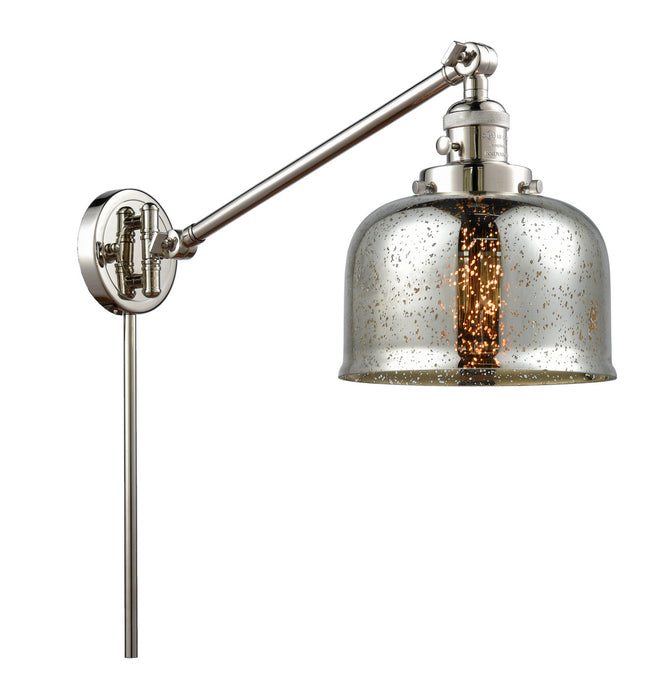 Innovations - 237-PN-G78 - One Light Swing Arm Lamp - Franklin Restoration - Polished Nickel