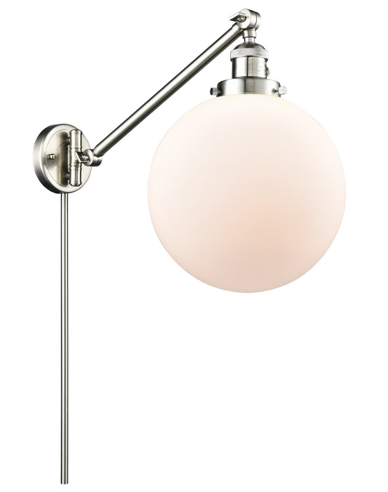 Innovations - 237-SN-G201-10 - One Light Swing Arm Lamp - Franklin Restoration - Brushed Satin Nickel