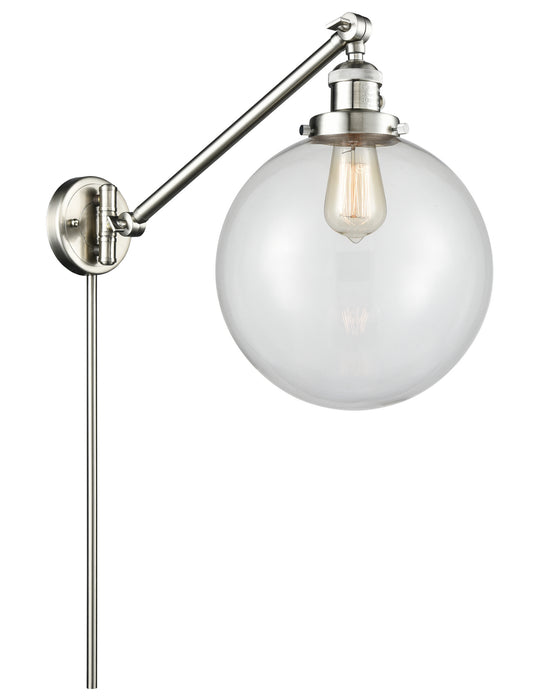 Innovations - 237-SN-G202-10 - One Light Swing Arm Lamp - Franklin Restoration - Brushed Satin Nickel