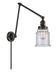 Innovations - 238-BK-G184 - One Light Swing Arm Lamp - Franklin Restoration - Matte Black