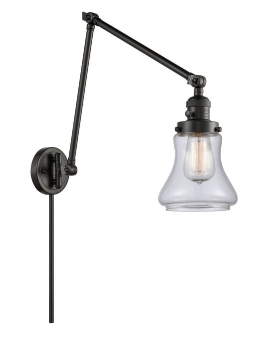 Innovations - 238-BK-G192 - One Light Swing Arm Lamp - Franklin Restoration - Matte Black