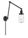 Innovations - 238-BK-G314 - One Light Swing Arm Lamp - Franklin Restoration - Matte Black
