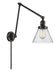 Innovations - 238-BK-G44 - One Light Swing Arm Lamp - Franklin Restoration - Matte Black