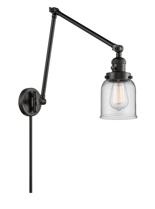 Innovations - 238-BK-G52 - One Light Swing Arm Lamp - Franklin Restoration - Matte Black