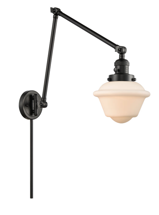 Innovations - 238-BK-G531 - One Light Swing Arm Lamp - Franklin Restoration - Matte Black