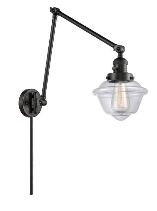 Innovations - 238-BK-G532 - One Light Swing Arm Lamp - Franklin Restoration - Matte Black