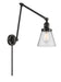 Innovations - 238-BK-G64 - One Light Swing Arm Lamp - Franklin Restoration - Matte Black