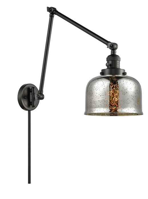 Innovations - 238-BK-G78 - One Light Swing Arm Lamp - Franklin Restoration - Matte Black