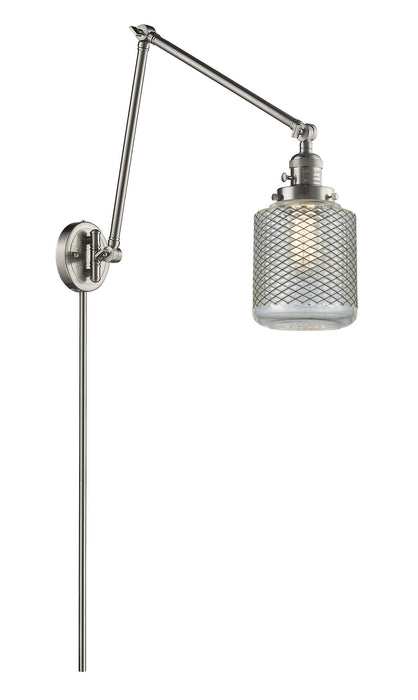 Innovations - 238-SN-G262 - One Light Swing Arm Lamp - Franklin Restoration - Brushed Satin Nickel