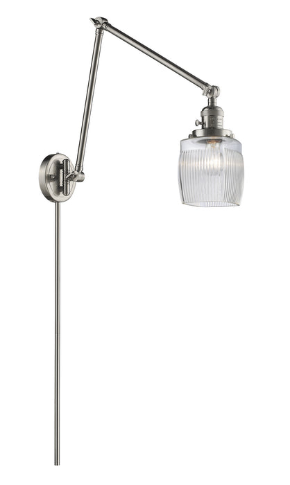 Innovations - 238-SN-G302 - One Light Swing Arm Lamp - Franklin Restoration - Brushed Satin Nickel