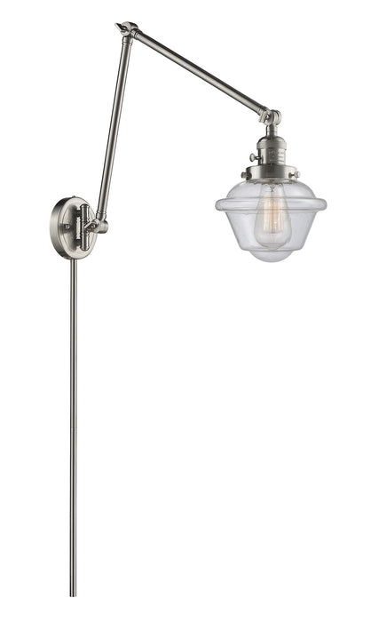 Innovations - 238-SN-G534 - One Light Swing Arm Lamp - Franklin Restoration - Brushed Satin Nickel