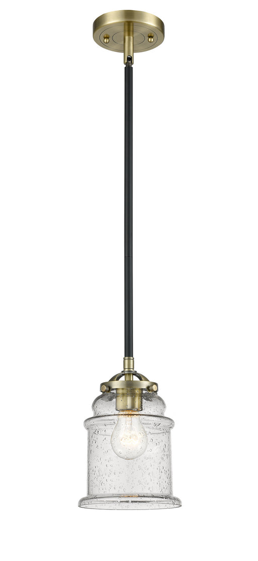 Innovations - 284-1S-BAB-G184 - One Light Mini Pendant - Nouveau - Black Antique Brass