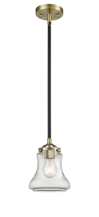 Innovations - 284-1S-BAB-G192 - One Light Mini Pendant - Nouveau - Black Antique Brass