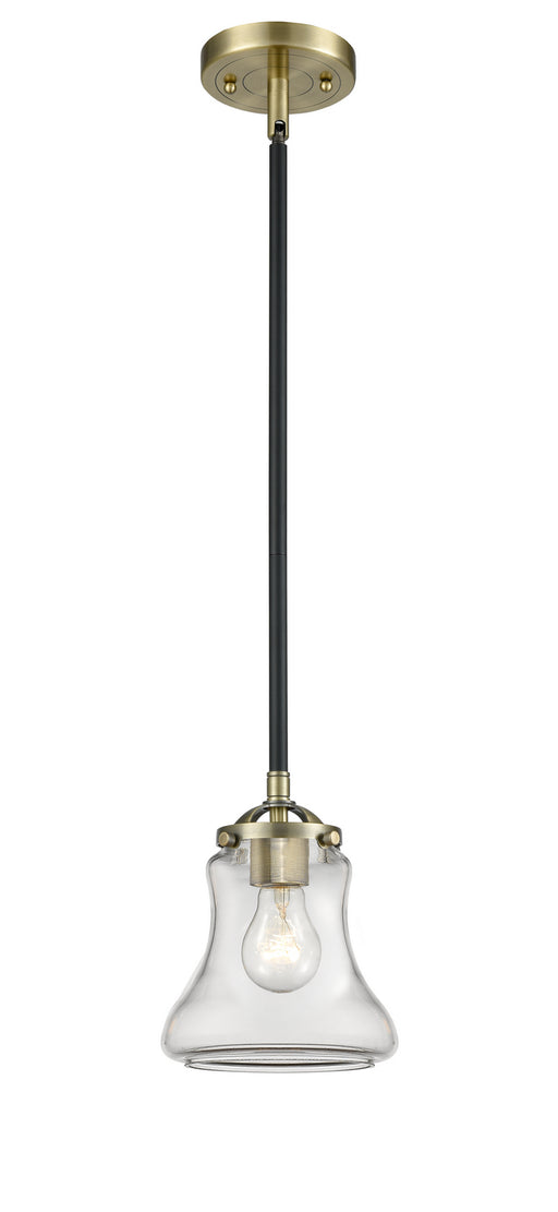 Innovations - 284-1S-BAB-G192 - One Light Mini Pendant - Nouveau - Black Antique Brass