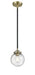 Innovations - 284-1S-BAB-G204-6-LED - LED Mini Pendant - Nouveau - Black Antique Brass