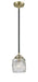 Innovations - 284-1S-BAB-G302 - One Light Mini Pendant - Nouveau - Black Antique Brass
