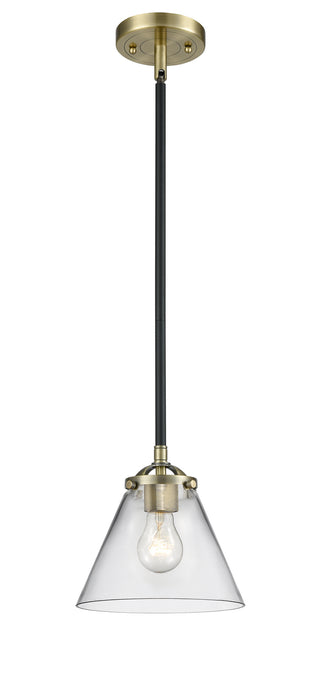Innovations - 284-1S-BAB-G42 - One Light Mini Pendant - Nouveau - Black Antique Brass