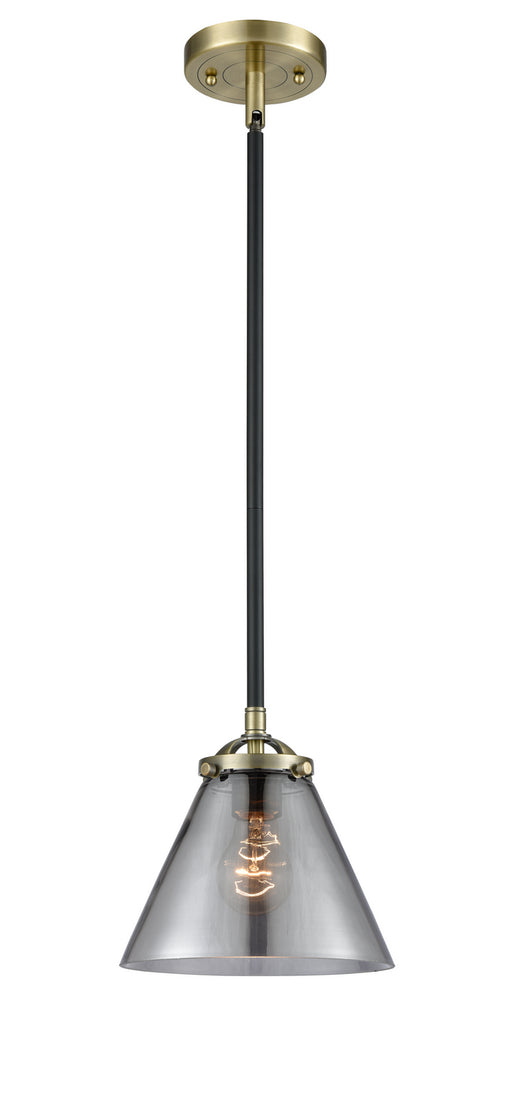 Innovations - 284-1S-BAB-G43 - One Light Mini Pendant - Nouveau - Black Antique Brass