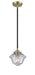 Innovations - 284-1S-BAB-G534 - One Light Mini Pendant - Nouveau - Black Antique Brass