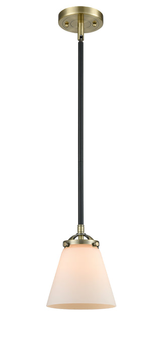 Innovations - 284-1S-BAB-G61 - One Light Mini Pendant - Nouveau - Black Antique Brass
