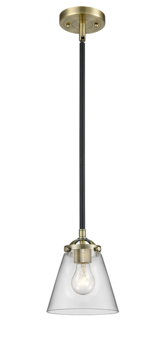 Innovations - 284-1S-BAB-G62 - One Light Mini Pendant - Nouveau - Black Antique Brass