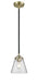 Innovations - 284-1S-BAB-G62 - One Light Mini Pendant - Nouveau - Black Antique Brass