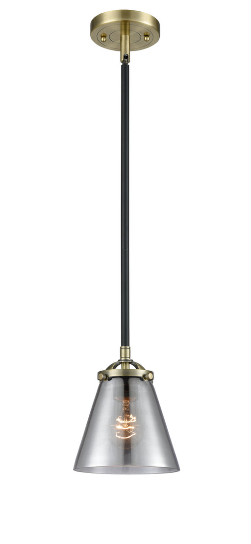 Innovations - 284-1S-BAB-G63 - One Light Mini Pendant - Nouveau - Black Antique Brass