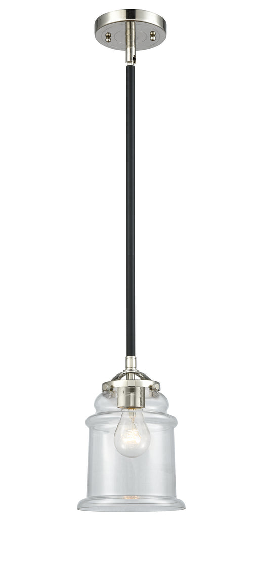 Innovations - 284-1S-BPN-G182 - One Light Mini Pendant - Nouveau - Black Polished Nickel