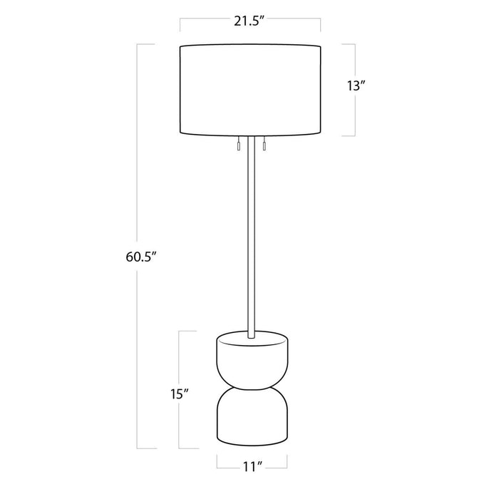 Bruno Floor Lamp-Lamps-Regina Andrew-Lighting Design Store