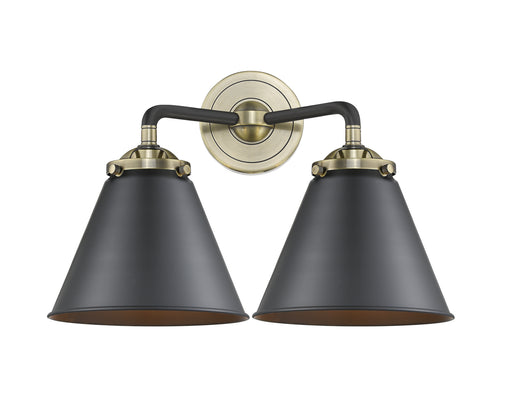 Innovations - 284-2W-BAB-M13-BK - Two Light Bath Vanity - Nouveau - Black Antique Brass