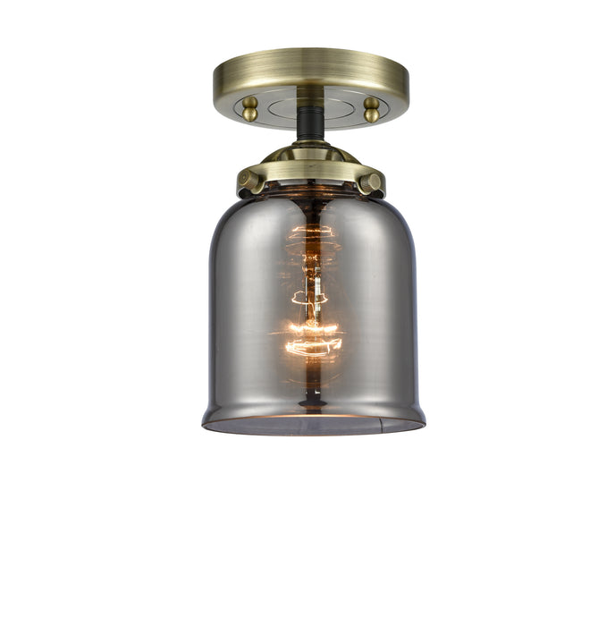 Innovations - 284-1C-BAB-G53 - One Light Semi-Flush Mount - Nouveau - Black Antique Brass
