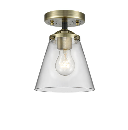 One Light Semi-Flush Mount