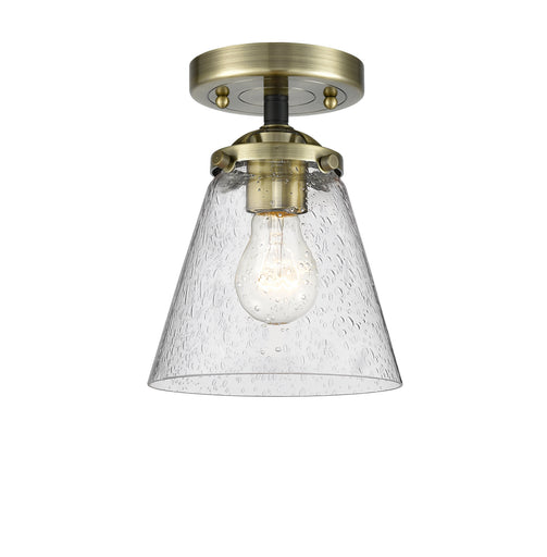 One Light Semi-Flush Mount